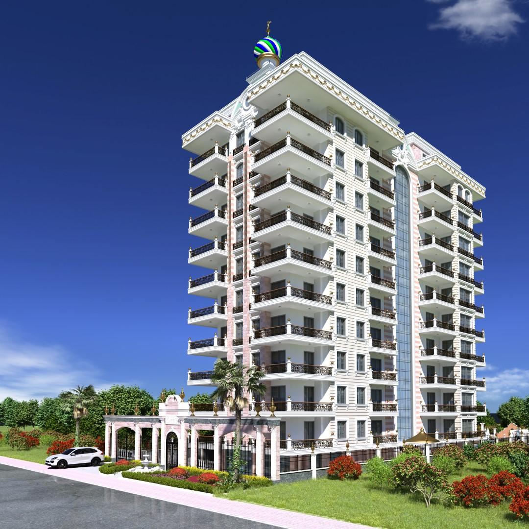 Жилой комплекс на первой береговой линии в районе Махмутлар