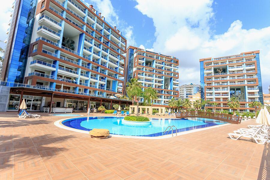 Студия в комплексе с отельной инфраструктурой в Джикджилли в 700 метрах от пляжа