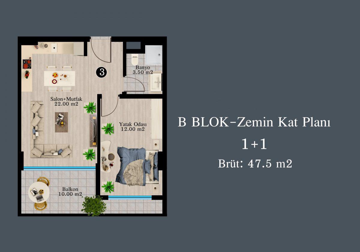 Апартаменты в новом люксовом ЖК в Каргыджаке - Фото 37