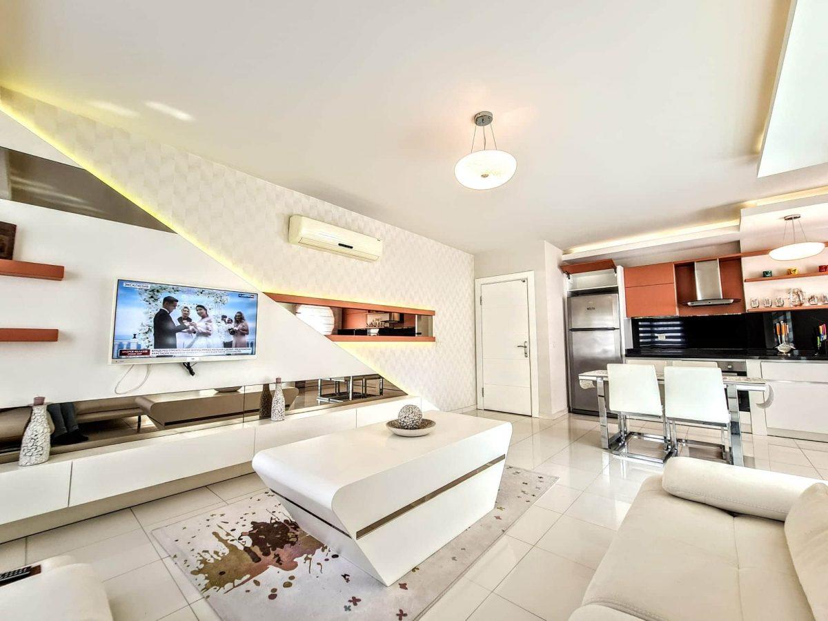 Трехкомнатная светлая квартира с мебелью в районе Махмутлар - Фото 2