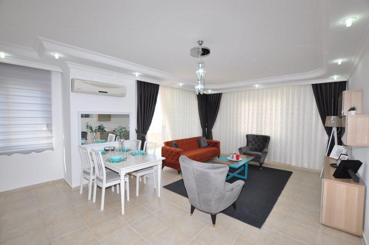 Трехкомнатная квартира с мебелью и двумя балконами в районе Махмутлар - Фото 3