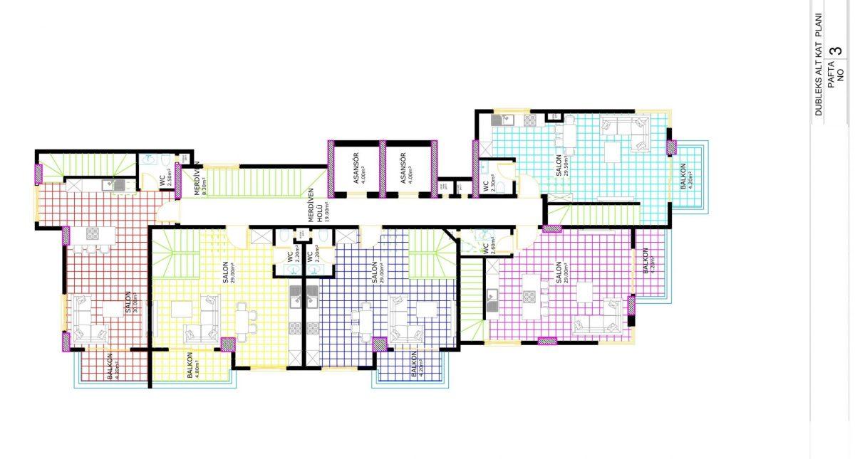 Апартаменты в новом ЖК в живописной части Махмутлара - Фото 9