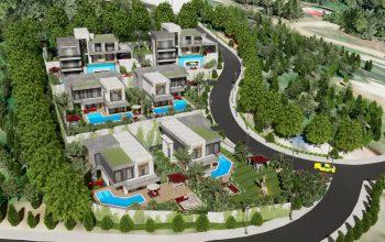 Строительство элитных вилл в зеленом экологически чистом районе Каргыджак 