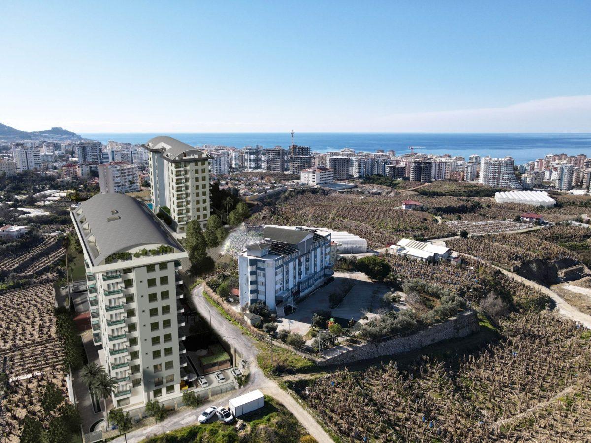 Новый жилой комплекс с видом на турецкие пейзажи в районе Махмутлар - Фото 7