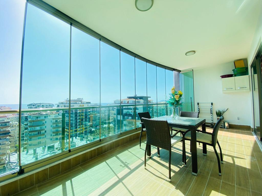 Двухкомнатная квартира с отличным видом на море в районе Махмутлар в комплексе с богатой инфраструктурой  - Фото 19