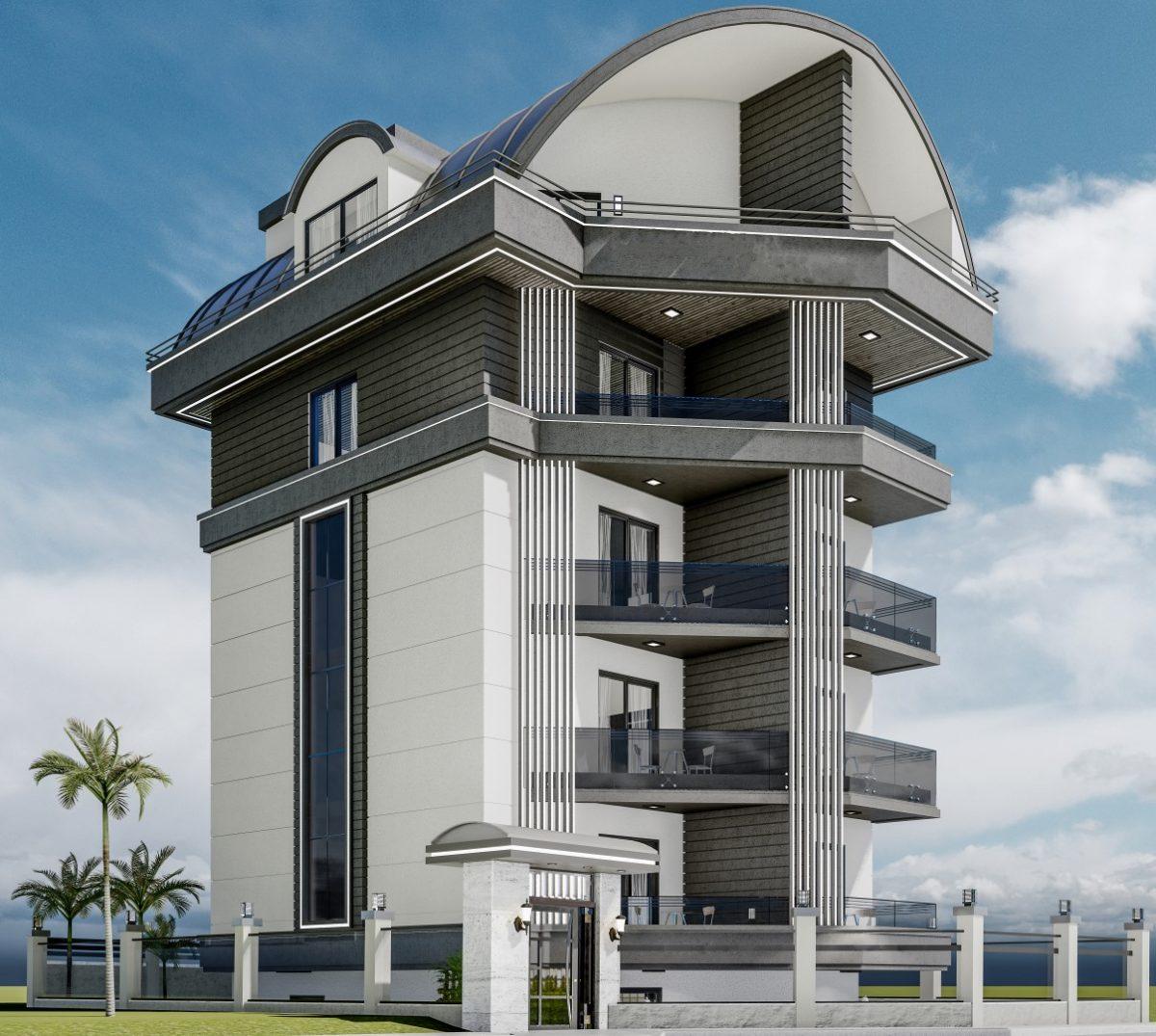 Новый проект жилого комплекса в районе пляжа Клеопатра