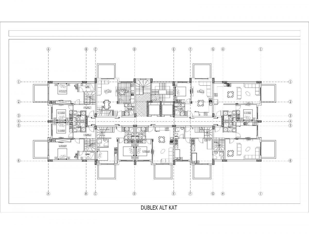 Жилой комплекс на стадии строительства в городе Газипаша, квартиры площадью 46-113 м² - Фото 21