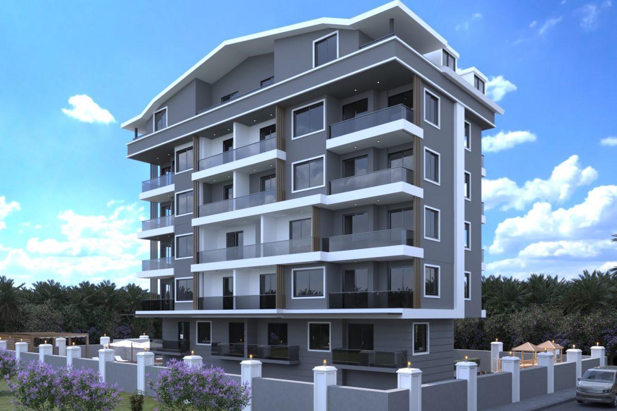 Апартаменты в новом жилом комплексе в городе Газипаша 2+1