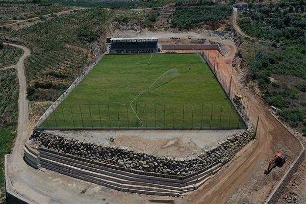 В районе Аланьи Махмутлар завершается строительство спортивного комплекса