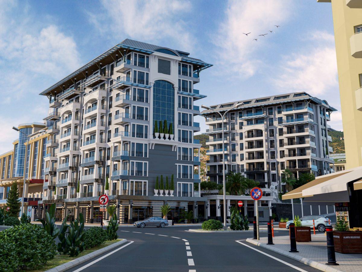 Двухкомнатная квартира 59 м² в центре Алании рядом с пляжем Клеопатра 