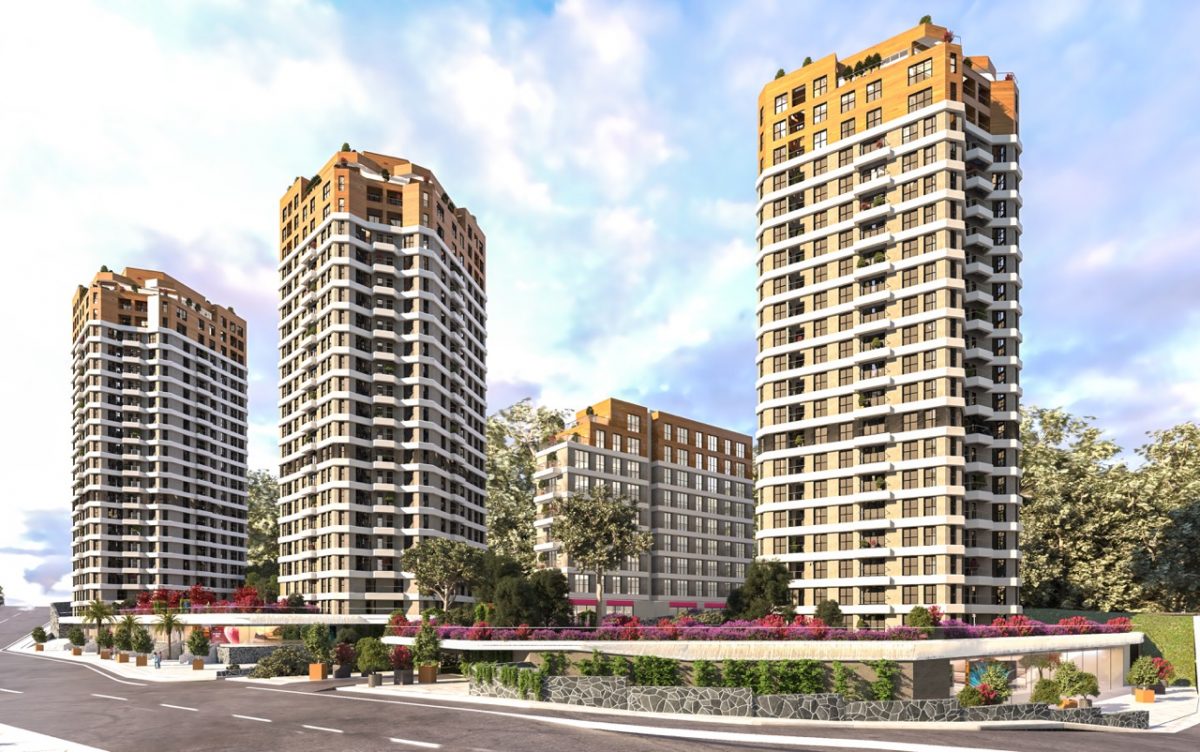 Новый инвестиционный проект современного жилого комплекса в Стамбуле