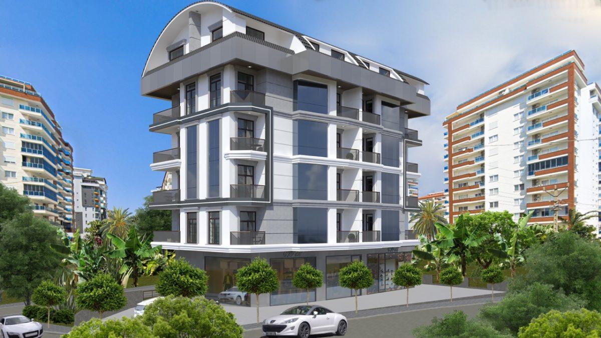 Апартаменты 44-155 м² в строящемся жилом комплексе района Махмутлар