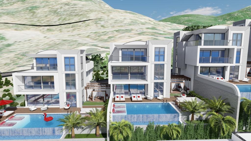Виллы и двухуровневые апартаменты в новом проекте NEVA HİLL VİLLAS в районе Тепе - Фото 1