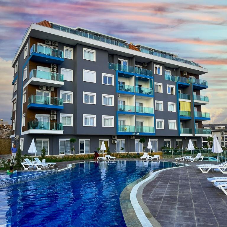 Двухкомнатная квартира с потрясающим видом на турецкие пейзажи в районе Оба - Фото 11
