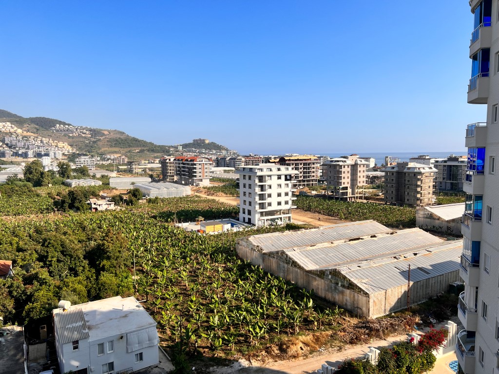 Просторная квартира с видом на море и горы в районе Махмутлар - Фото 24