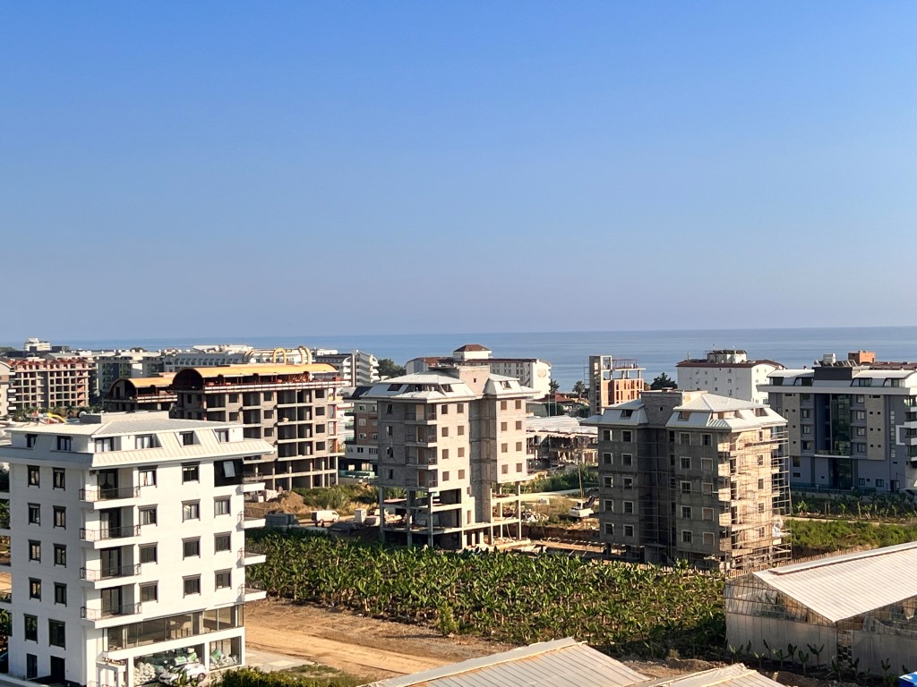 Просторная квартира с видом на море и горы в районе Махмутлар - Фото 28