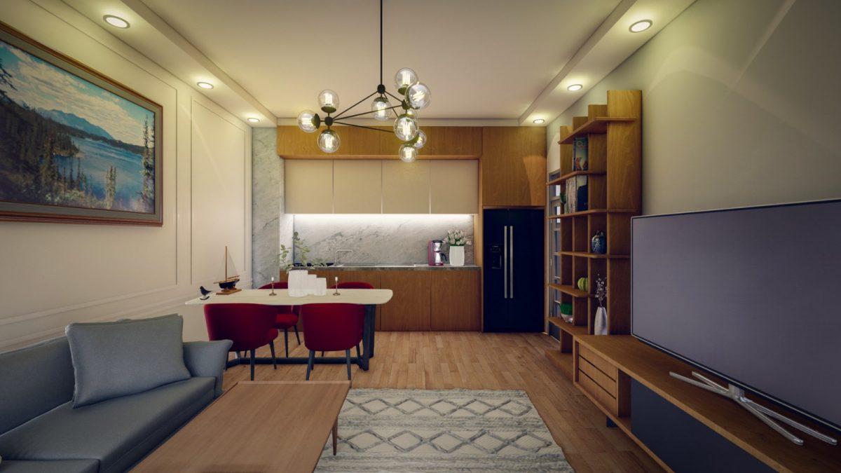 Двухкомнатная квартира в новом комплексе районе Махмутлар - Фото 15