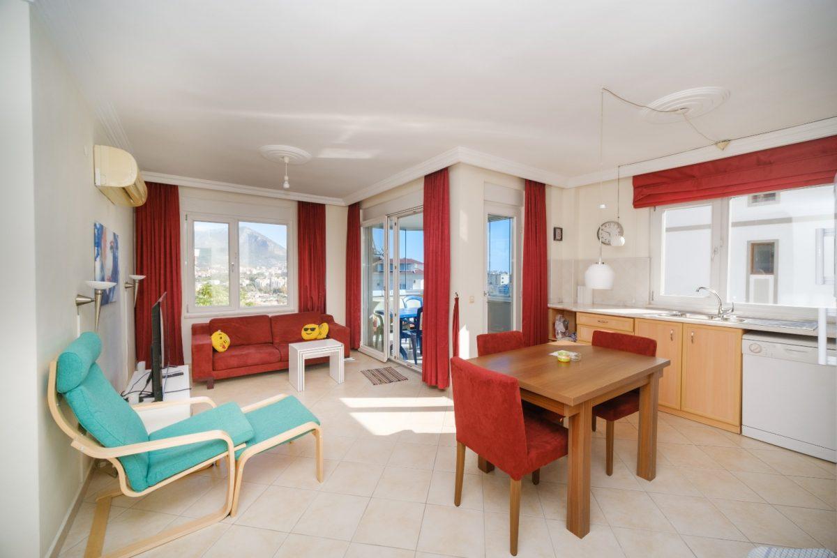 Трёхкомнатная квартира 90 м² с видом на море в районе Джикджилли - Фото 1