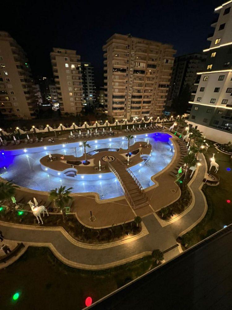 Меблированная квартира 88 м² с видом на бассейн в районе Махмутлар  - Фото 18