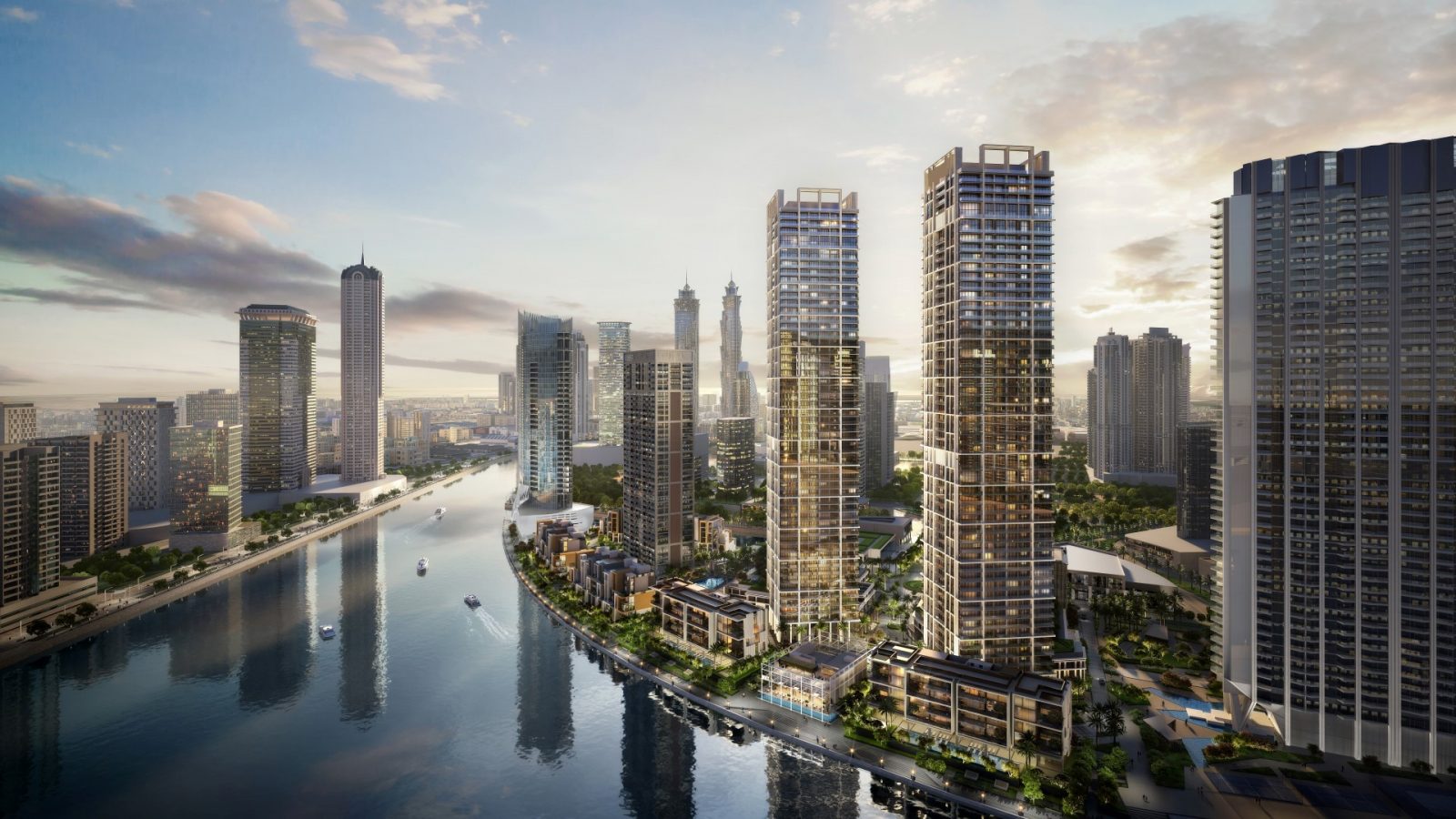 Инвестиционный проект граничащий с Дубайским каналом, Дубай