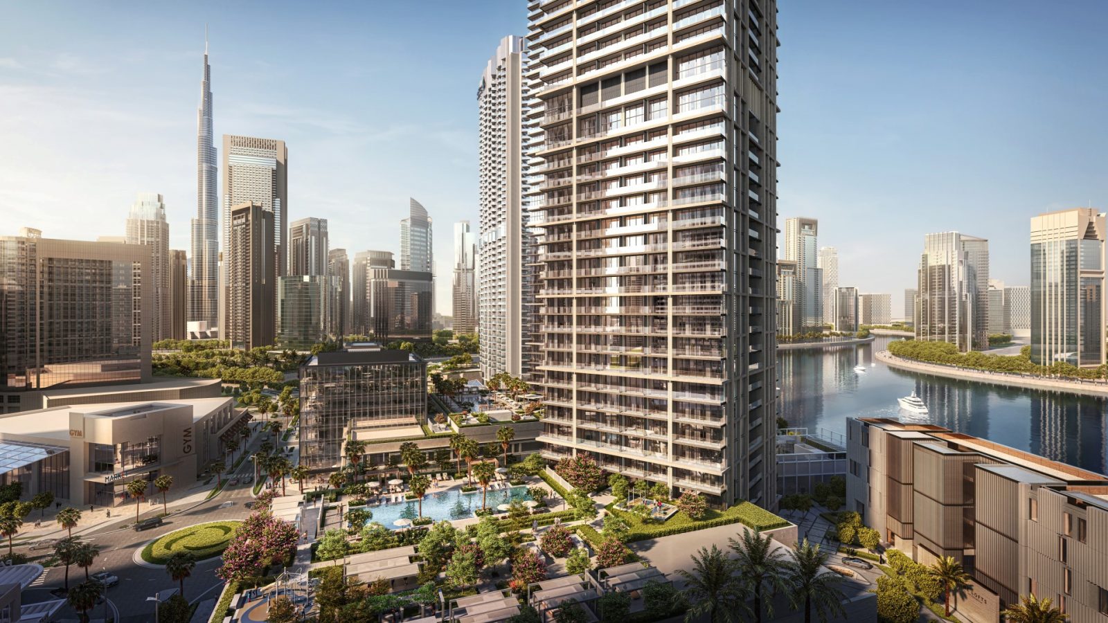 Инвестиционный проект граничащий с Дубайским каналом, Дубай - Фото 5