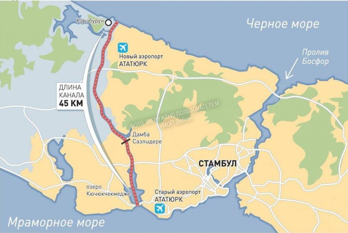 Стамбульский канал будет проложен в 4 этапа