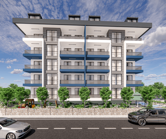 Новый проект жилого комплекса в районе Алании, Джикджилли 