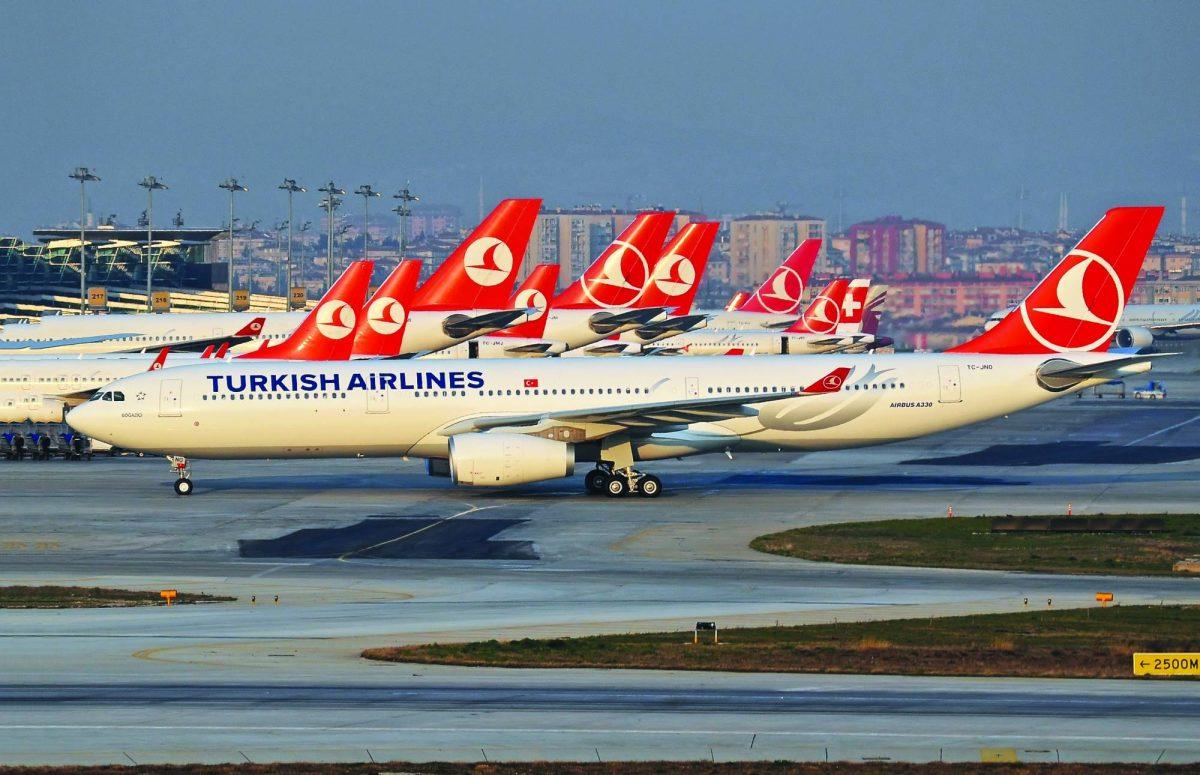 Число пассажиров турецких авиалиний выросло на 56%