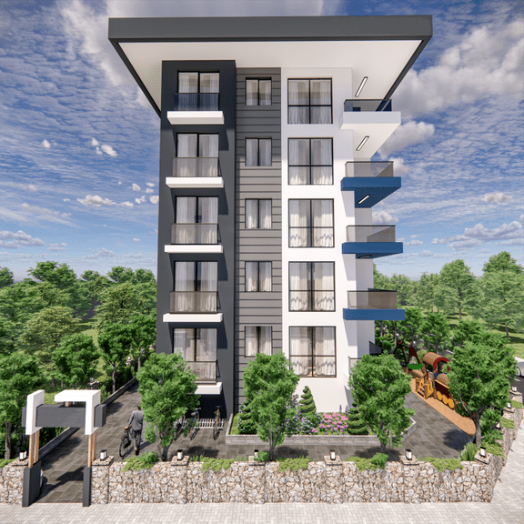 Новый проект жилого комплекса в районе Алании, Джикджилли  - Фото 14