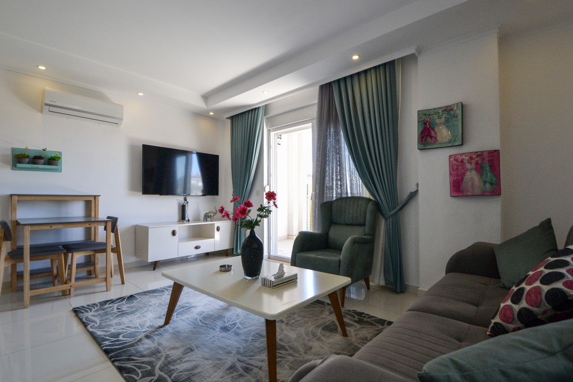 Уютные апартаменты (с мебелью) площадью 85 м2 в центре Алании, Турция - Фото 6