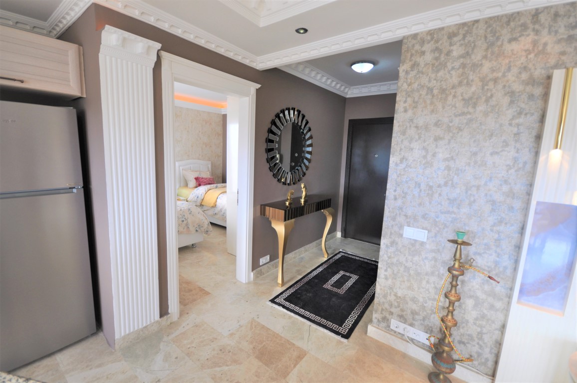Дизайнерские меблированные апартаменты в Турции 2+1: квартира в Алании (Джикджилли) - Фото 21