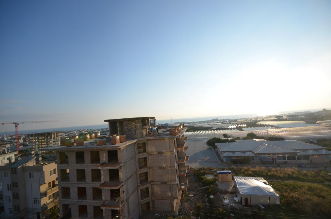 Трехкомнатные меблированные апартаменты площадью 105 м2 с видом на море в Паялларе, Алания - Фото 29
