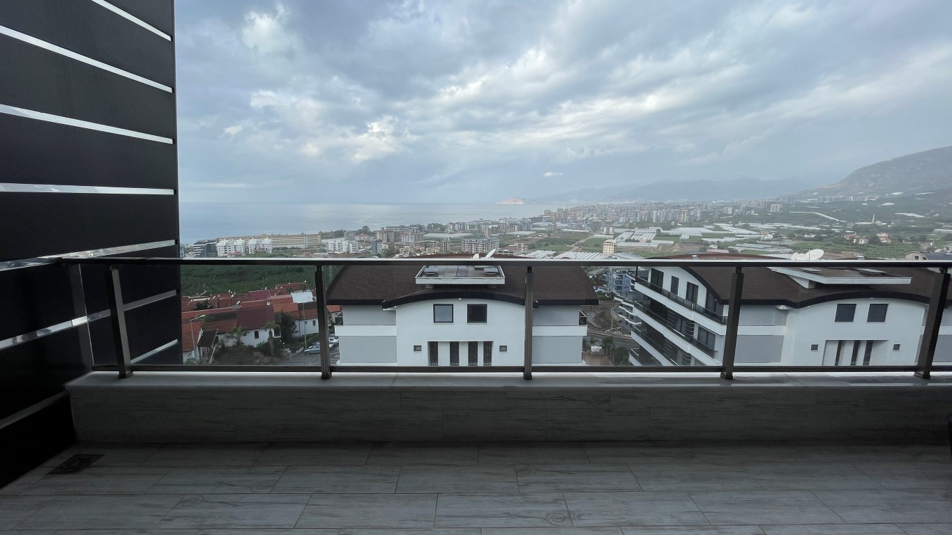 Апартаменты планировкой 2+1 (с мебелью) и прямым видом на море в Каргыджак, Алания - Фото 20