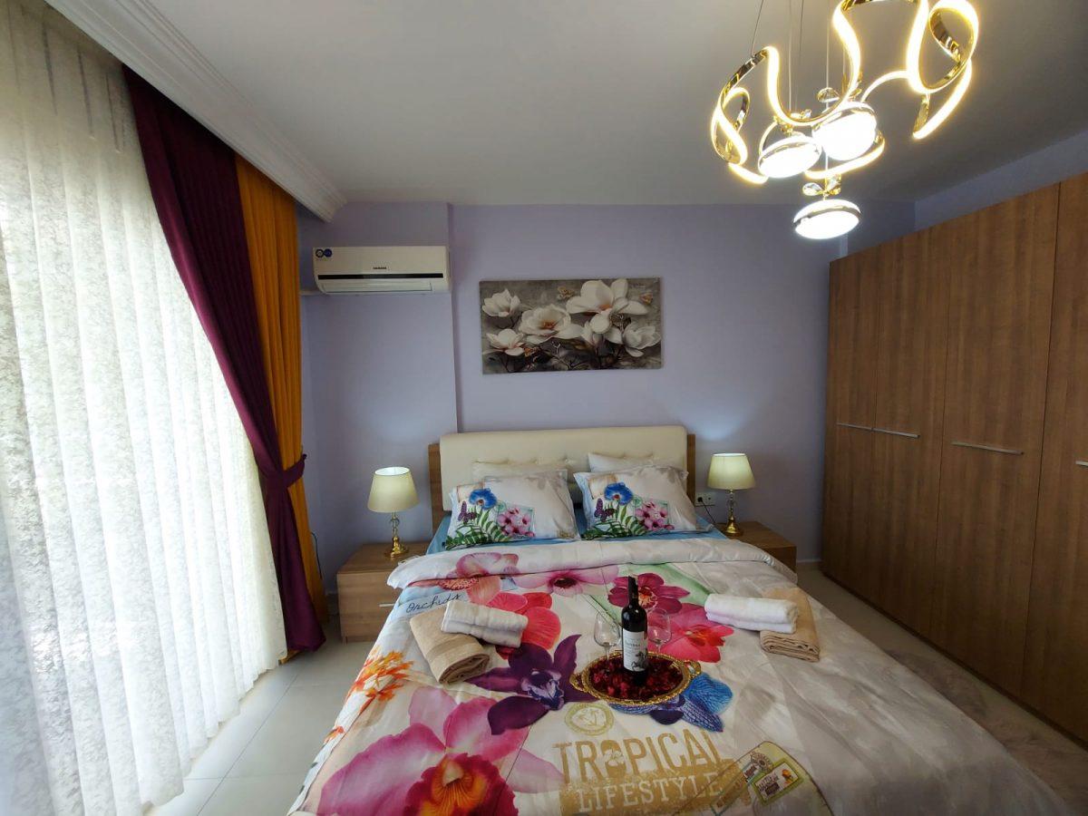 Меблированные трехкомнатные апартаменты площадью 120 м2 в 400 метрах от моря в Махмутларе, Алания - Фото 18