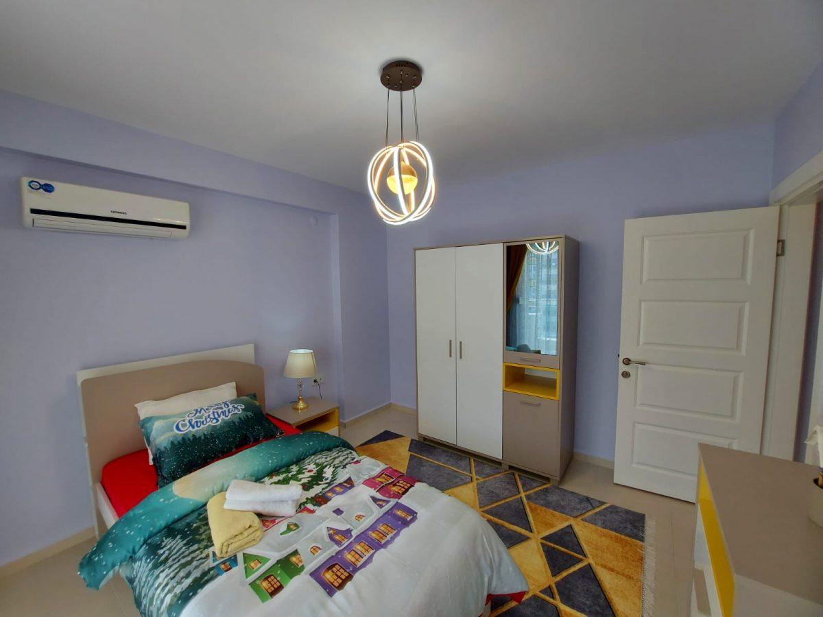 Меблированные трехкомнатные апартаменты площадью 120 м2 в 400 метрах от моря в Махмутларе, Алания - Фото 23