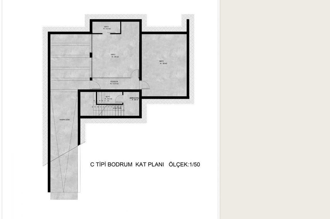 Комплекс просторных вилл с апартаментами планировкой 3+1 на Кипре - Фото 21