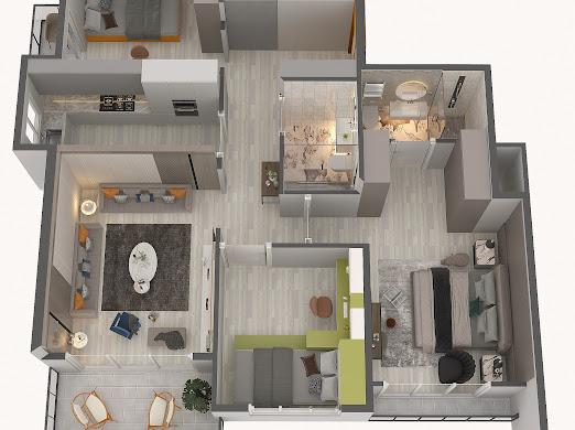 Жилой комплекс с просторными апартаментами 2+1 и 3+1 в Тедже, Мерсин  - Фото 15