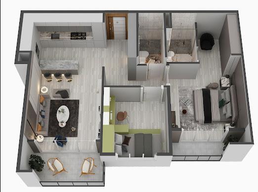 Жилой комплекс с просторными апартаментами 2+1 и 3+1 в Тедже, Мерсин  - Фото 16