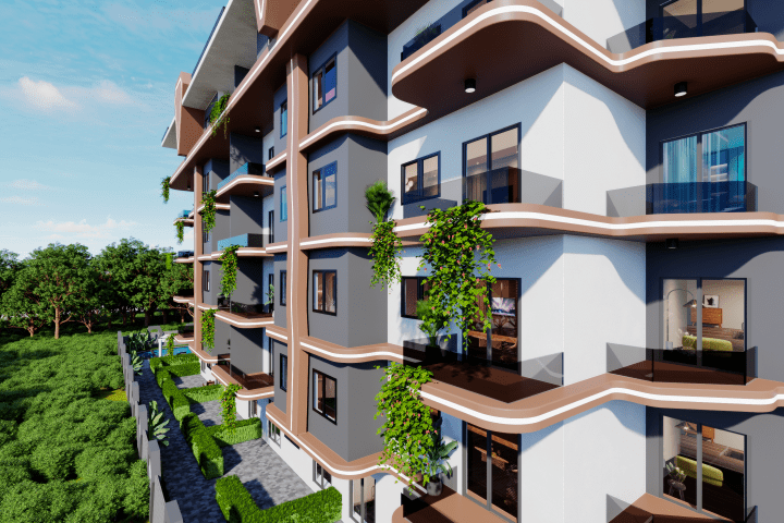 Новый жилой комплекс в Газипаше, с апартаментами планировкой 1+1 и 3+1 - Фото 3