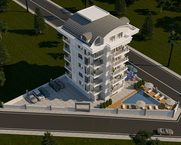 Новый проект ЖК на стадии строительства в районе Авсаллар, c площадью 58-121 м² - Фото 1