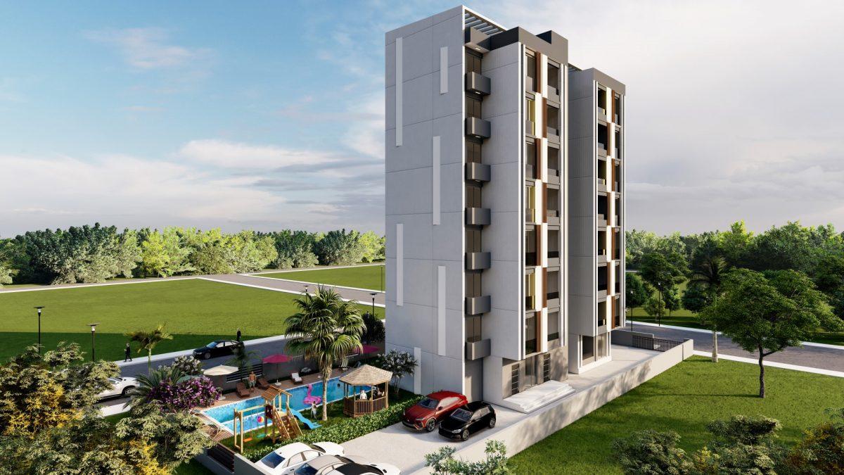 Новый инвестиционный проект с апартаментами 2+1 в районе Мезитли, Мерсин