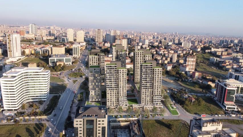 Высотный ЖК в Стамбуле, с просторными апартаментами планировкой 1+1, 2+1, 3+1 
