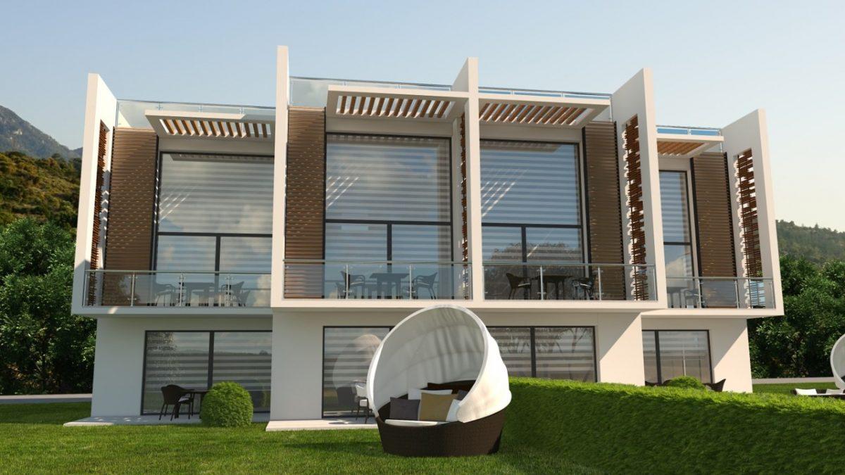 Проект современного жилого комплекса на Северном Кипре в районе Эсентепе, апартаменты планировкой 2+1 - Фото 10