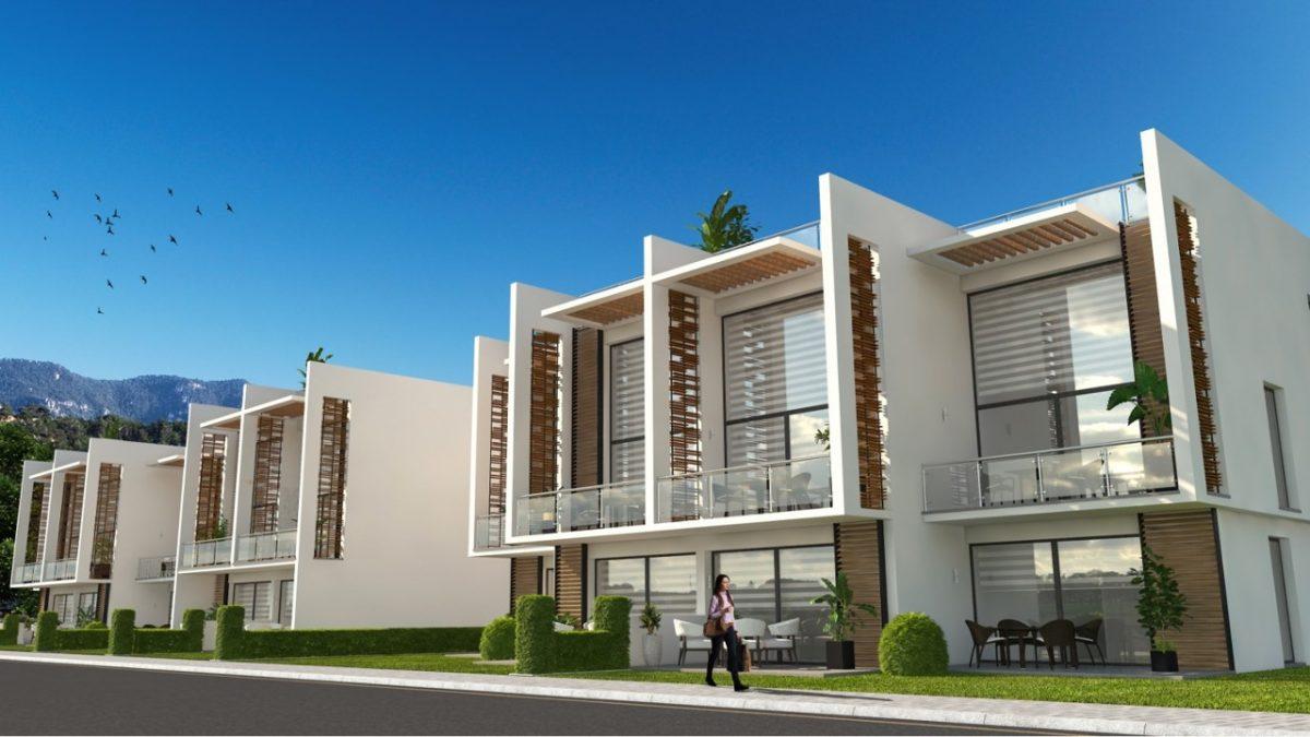 Проект современного жилого комплекса на Северном Кипре в районе Эсентепе, апартаменты планировкой 2+1 - Фото 8