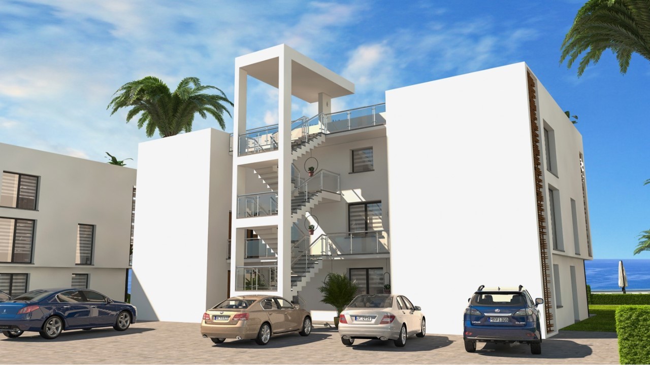 Проект современного жилого комплекса на Северном Кипре в районе Эсентепе, апартаменты планировкой 2+1 - Фото 7