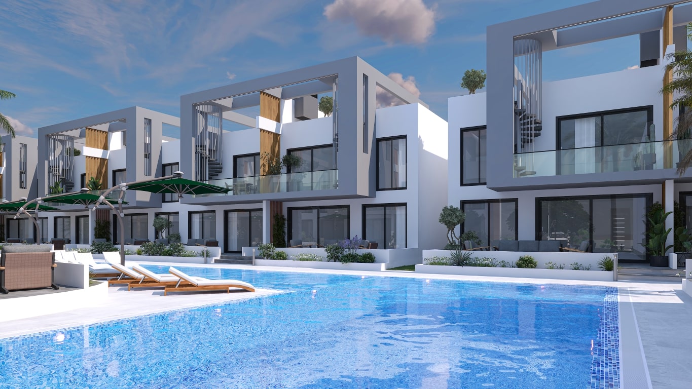 Новый ЖК на Северном Кипре, апартаменты планировкой 2+1 площадью 105 м2 - Фото 9