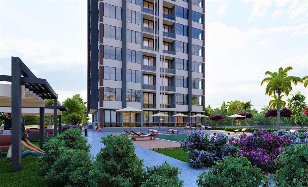 Новый уютный жилой комплекс в городе Мерсин, апартаменты планировкой 1+1, 2+1 - Фото 4