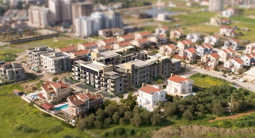 Новый проект на Северном Кипре в 250 м от моря, район Искеле