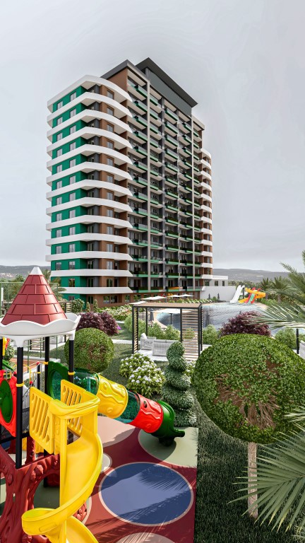Новый уютный жилой комплекс в районе Тедже, апартаменты планировкой 1+1, 2+1 - Фото 8
