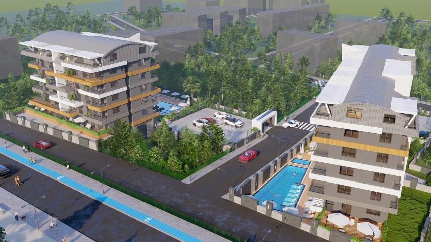 Новый жилой комплекс в Газипаше, с апартаментами планировкой 1+1, 2+1 - Фото 8
